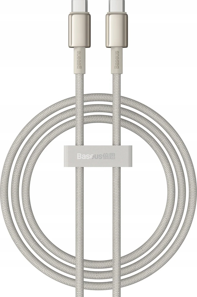 Laidas iš USB-C į USB-C Baseus Tungsten Gold, 100 W, 1 m (auksinis)
