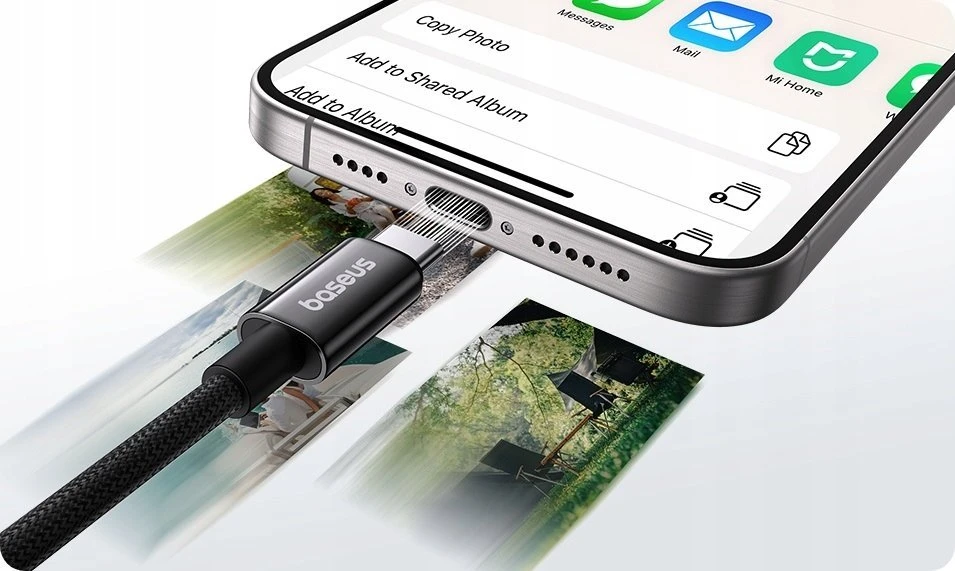 Baseus Tungsten Gold įkrovimo kabelis USB-C į USB-C 100 W 1 m (juodas)