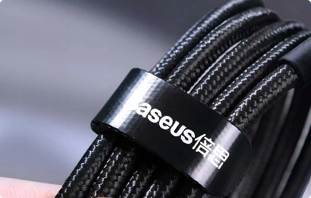 Kabelis Baseus Cafule USB-C į USB-C 100W, 1m, 2 vnt (raudona juoda, pilka juoda)