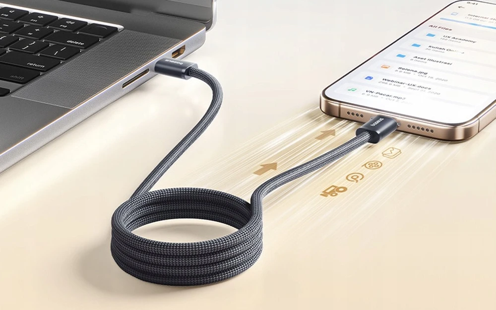 Baseus Dynamic 4 Pro Fast USB-C kabelis - USB-C 100W 1m - Juodas