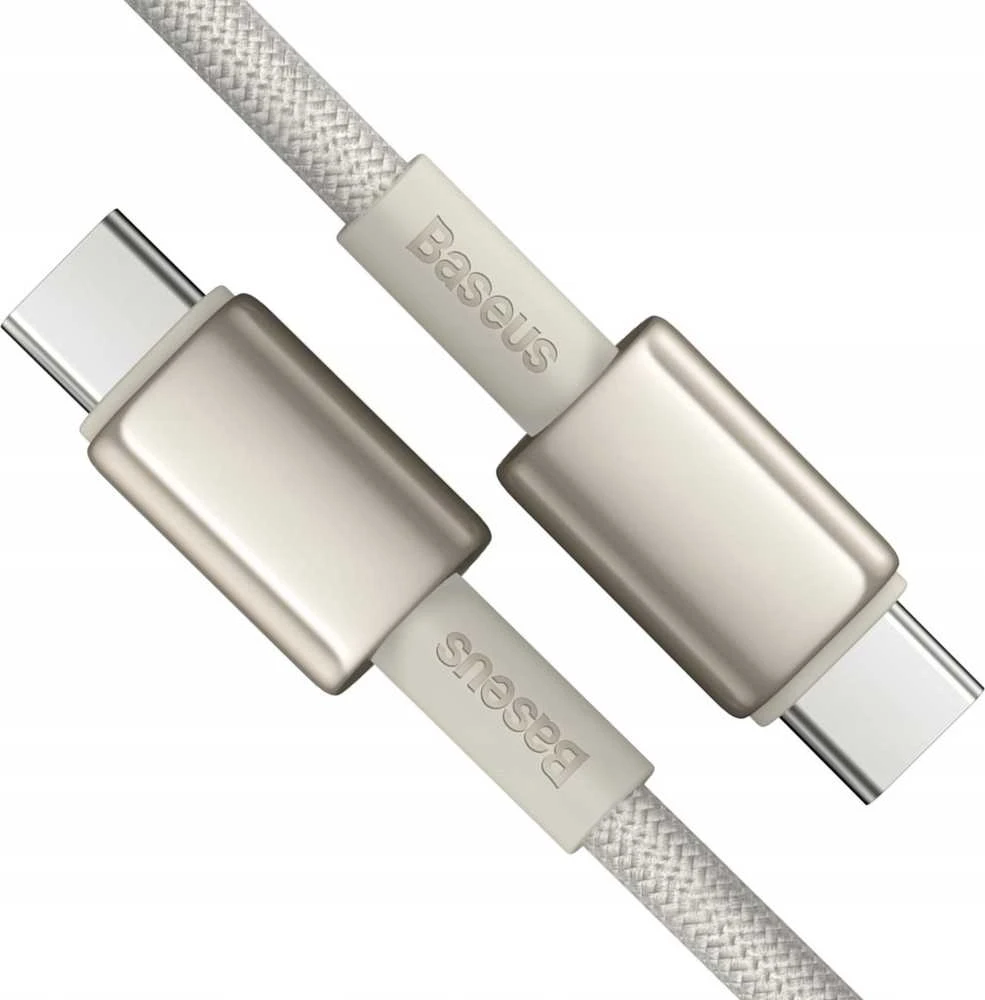 Laidas iš USB-C į USB-C Baseus Tungsten Gold, 100 W, 1 m (auksinis)