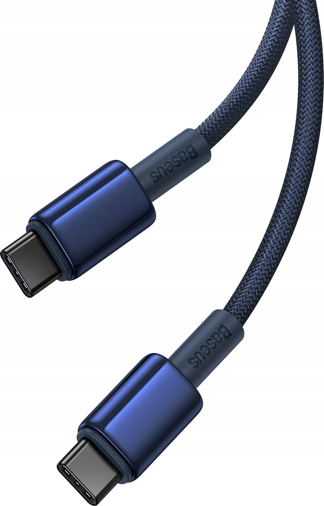 Laidas iš USB-C į USB-C Baseus Tungsten Gold, 100 W, 1 m (mėlynas)