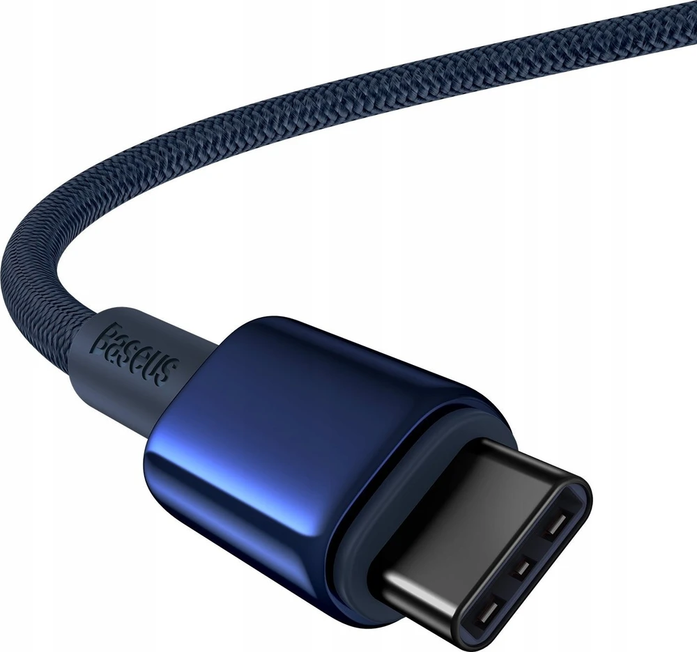 Laidas iš USB-C į USB-C Baseus Tungsten Gold, 100 W, 1 m (mėlynas)