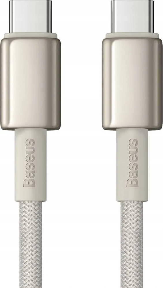 Laidas iš USB-C į USB-C Baseus Tungsten Gold, 100 W, 2 m (auksinis)