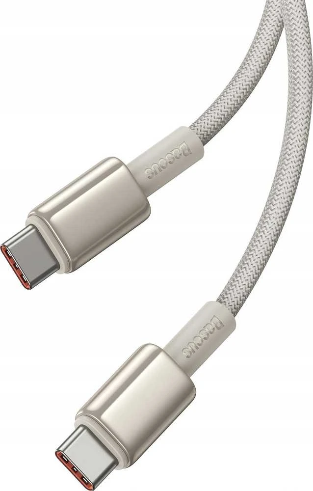 Laidas iš USB-C į USB-C Baseus Tungsten Gold, 100 W, 2 m (auksinis)