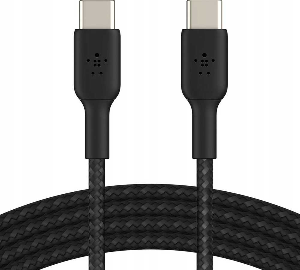 Kabelis USB Belkin USB-C - USB-C 0.15 m Juodas (CAB004BT0MBK)