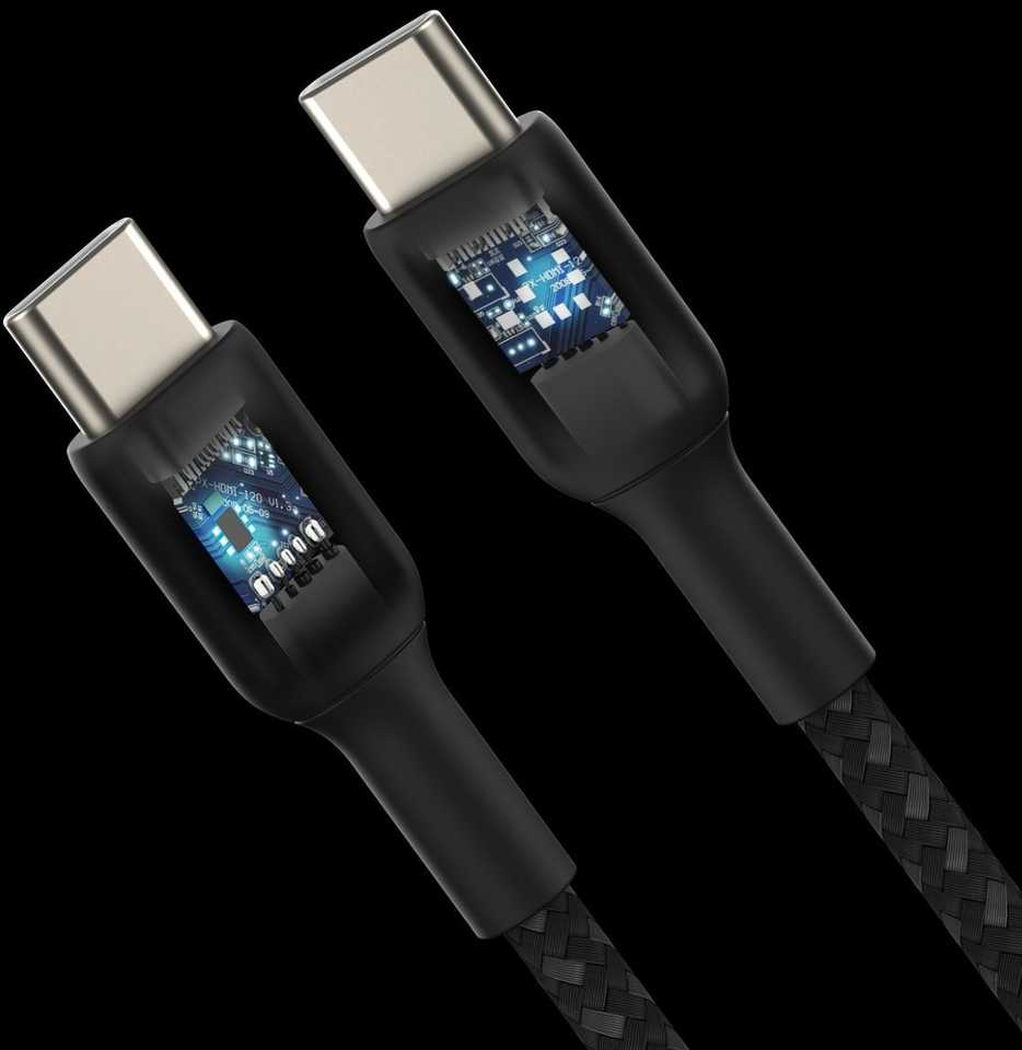 Kabelis USB Belkin USB-C - USB-C 0.15 m Juodas (CAB004BT0MBK)
