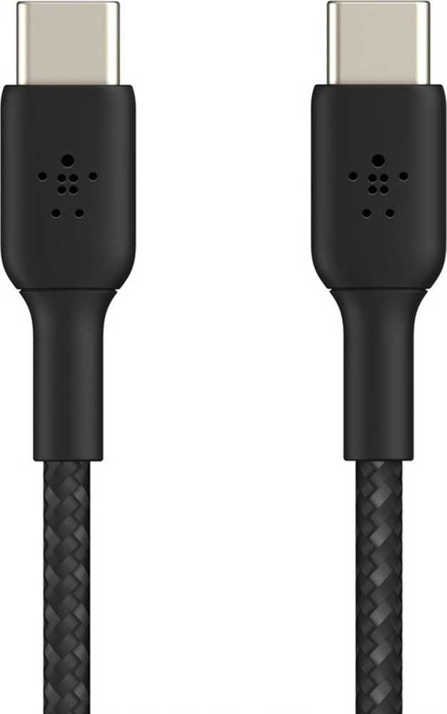 Kabelis USB Belkin USB-C - USB-C 0.15 m Juodas (CAB004BT0MBK)