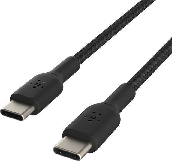 Kabelis USB Belkin USB-C - USB-C 0.15 m Juodas (CAB004BT0MBK)