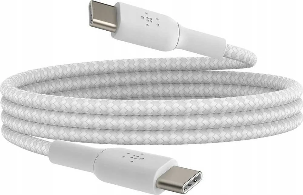 Kabelis USB Belkin USB-C - USB-C 0.15 m Baltas (CAB004BT0MWH)