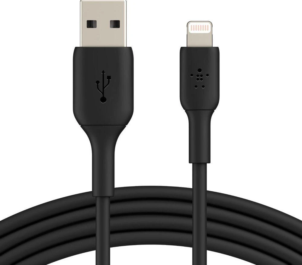 BELKIN BOOST CHARGE LIGHTNING TO USB-A CABLE, 2M, Juodas