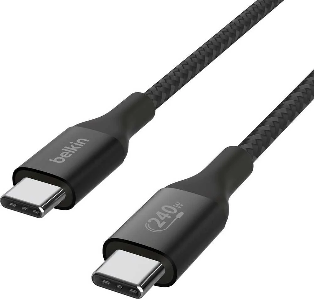 Belkin BoostCharge USB-C/USB-C 240W 1m juoda