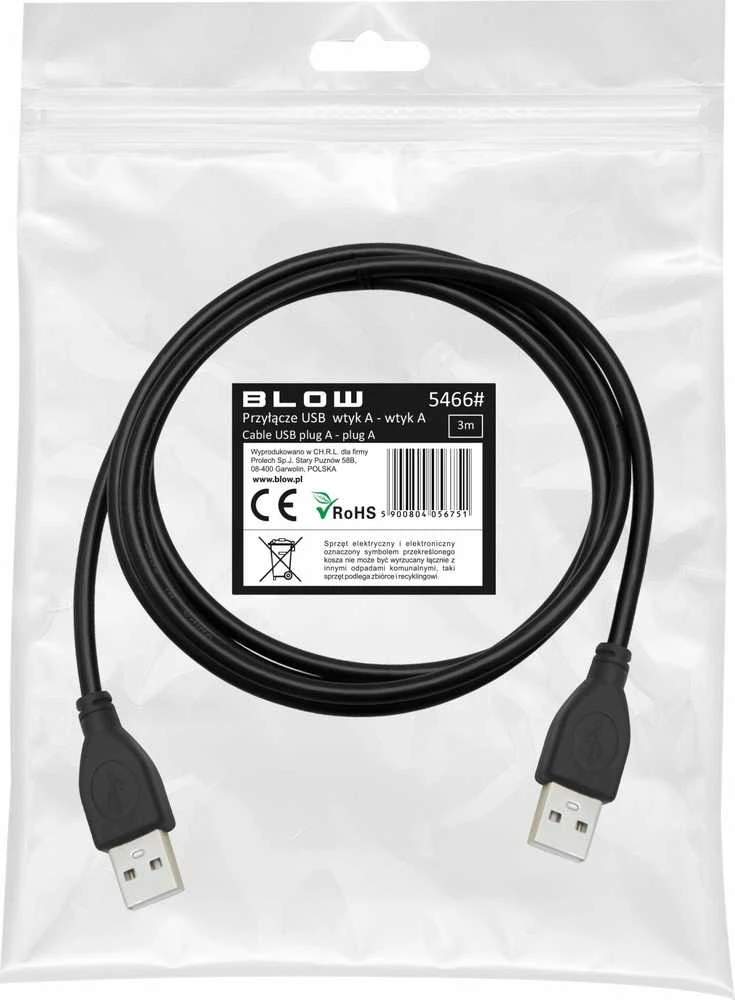 Blow USB A – A jungtis 3.0 m pakabukas