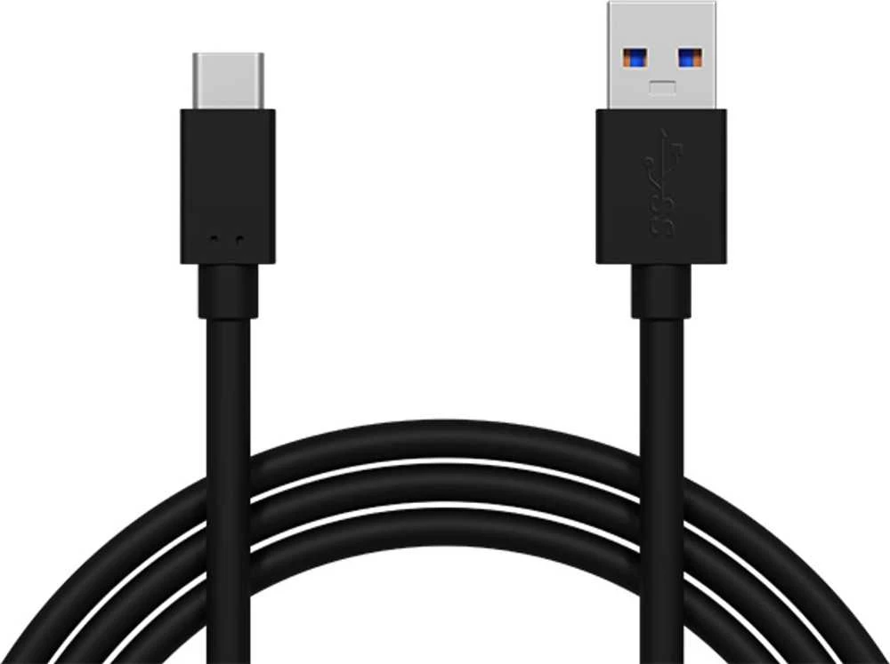 Blow USB 3.0 A jungtis – USB-C 1m juoda BL