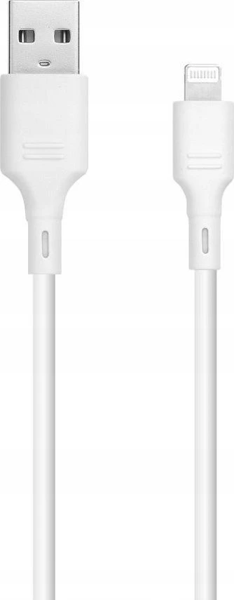 BlueStar USB A tipo į „Lightning“ tipo maitinimas, mėlynas, žvaigždės formos, 2,4A, 1 m, DC-001AL2.4 baltas