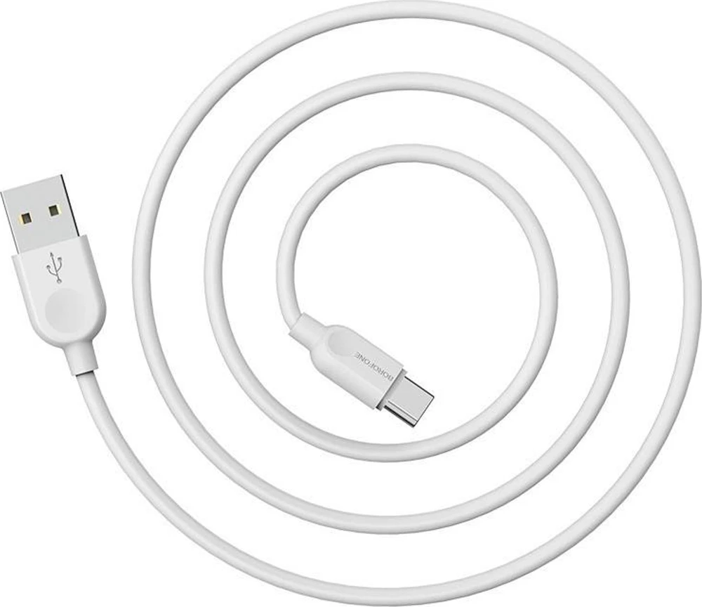USB kabelis BOROFONE BX14 type-C baltas 1m