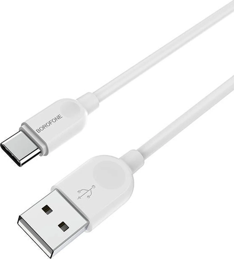 USB kabelis BOROFONE BX14 type-C baltas 1m