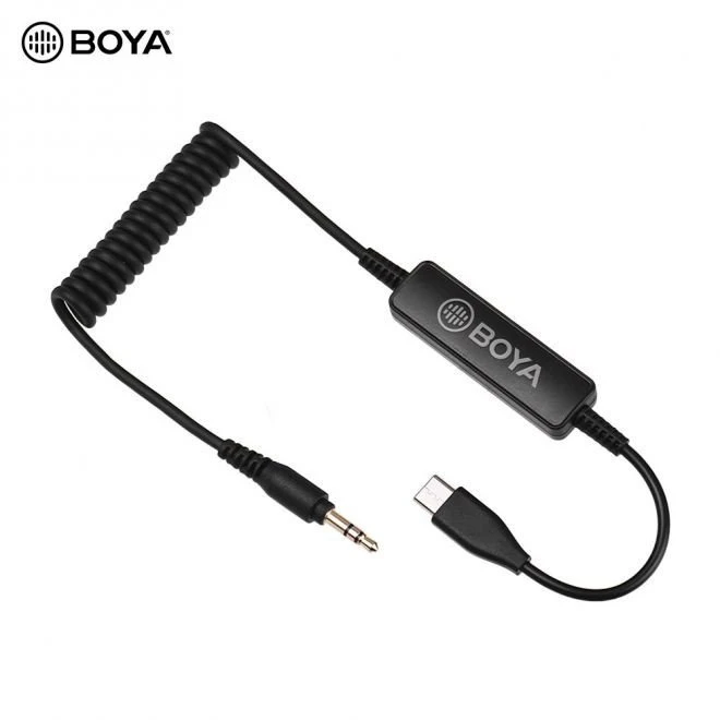 Boya kabelis 3,5 mm - USB-C 35C-USB-C