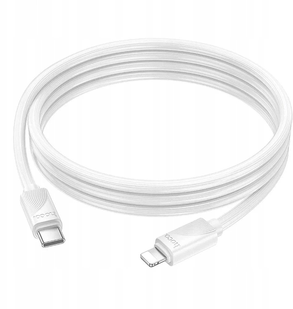 USB C - Lightning kabelis Hoco PD 27W 1 m X114 baltas