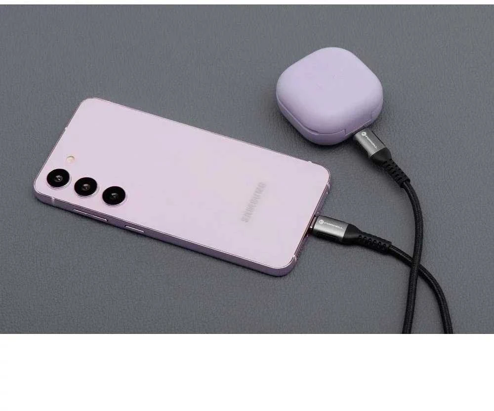 USB C į USB C laidas Forcell F-Energy QC4.0 PD 5A 100W Cafule 2 m C260 juodas