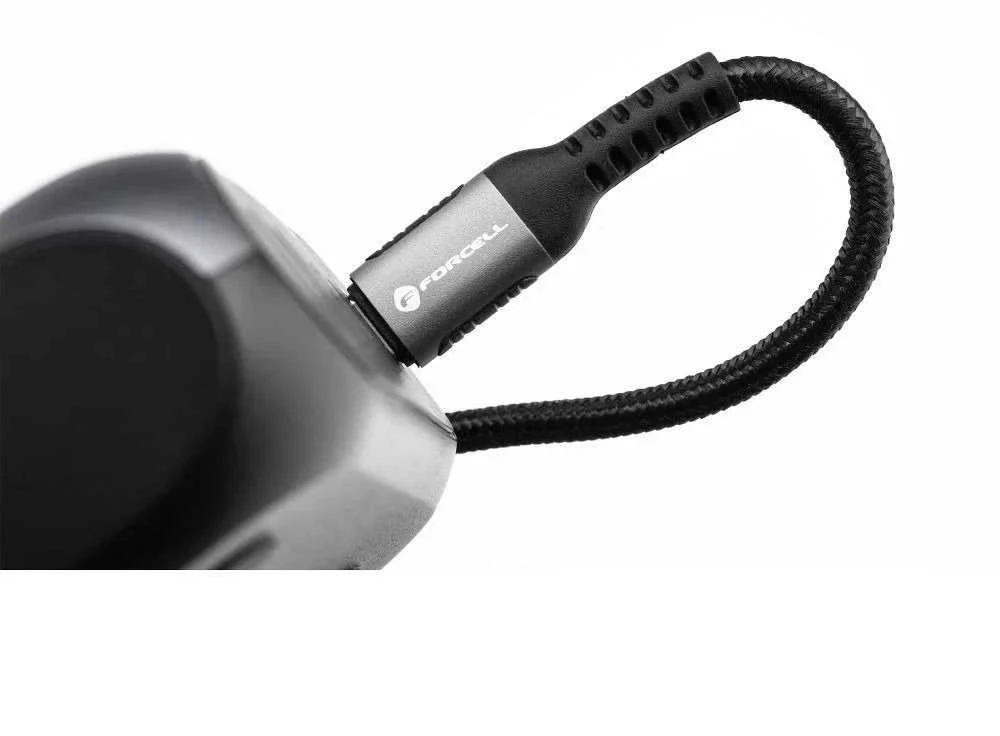 USB C į USB C laidas Forcell F-Energy QC4.0 PD 5A 100W Cafule 2 m C260 juodas