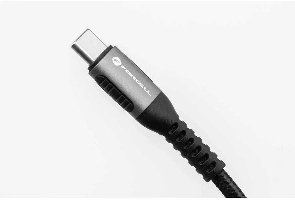 USB C į USB C laidas Forcell F-Energy QC4.0 PD 5A 240W Cafule 2 m C263 juodas