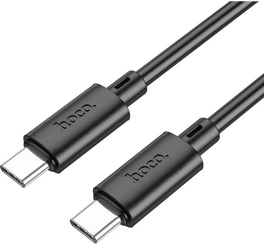Cable USB C į USB C Hoco 3A 60W 2 m X89 juodas