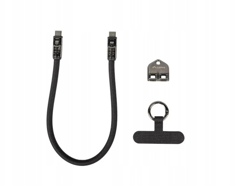 Lanberg CA-CMCM-10LN-0003-BK USB cable USB 2.0 0.3 m USB C Juodas