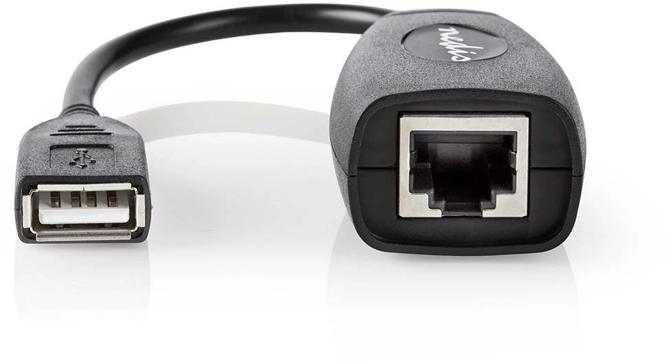 Nedis Ilgiklis USB A kištukas - USB A lizdas per UTP kabelį (iki 50m) USB1.1