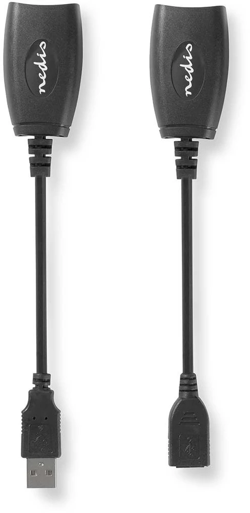 Nedis Ilgiklis USB A kištukas - USB A lizdas per UTP kabelį (iki 50m) USB1.1