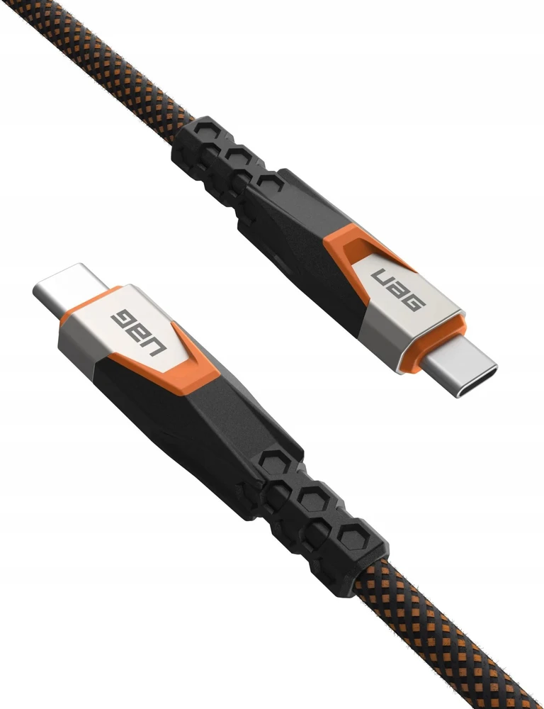 Urban Armor Gear UAG SRGE USB-C USB 3.2 Gen2 kabelis 240W/20Gbps 75cm - oranžinės spalvos