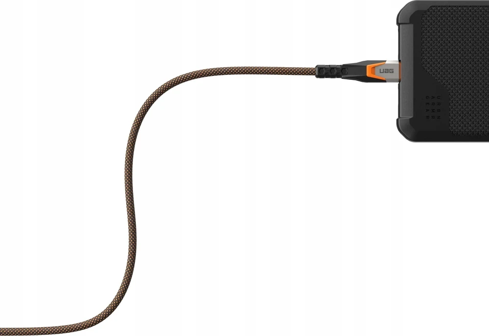 Urban Armor Gear UAG SRGE USB-C USB 3.2 Gen2 kabelis 240W/20Gbps 75cm - oranžinės spalvos