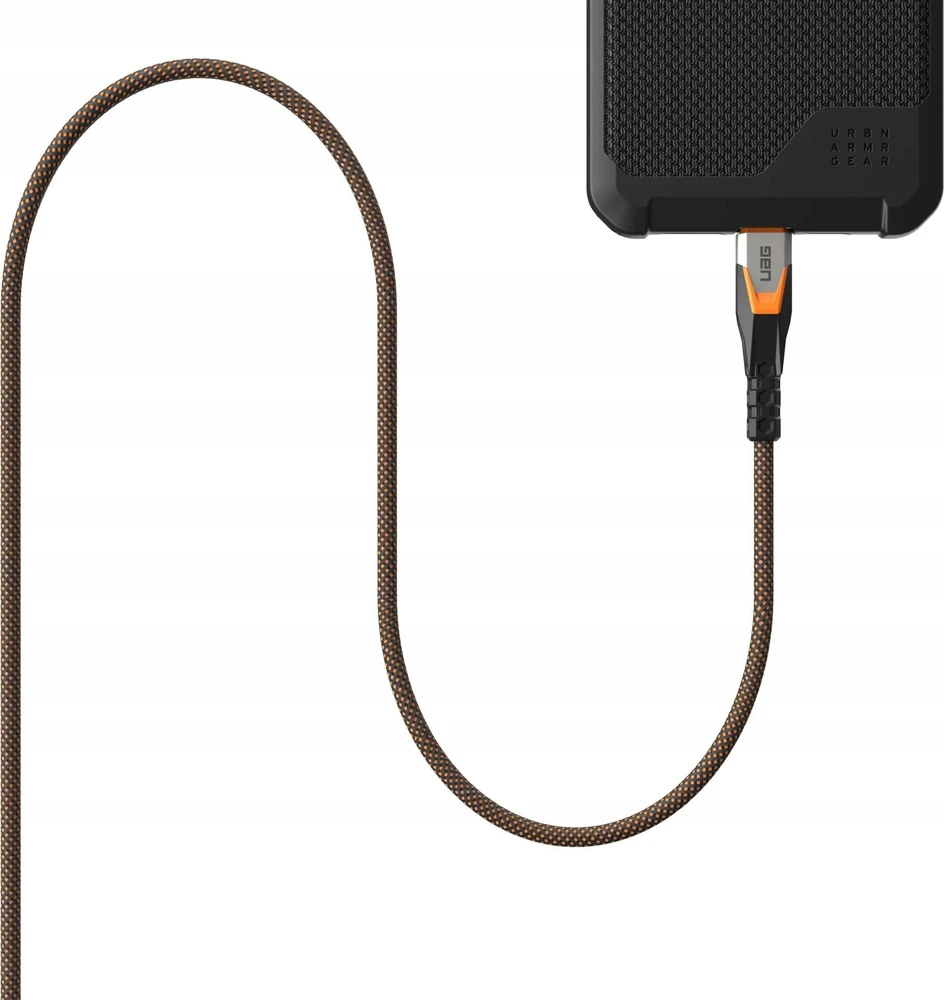 Urban Armor Gear UAG SRGE USB-C USB 3.2 Gen2 kabelis 240W/20Gbps 75cm - oranžinės spalvos