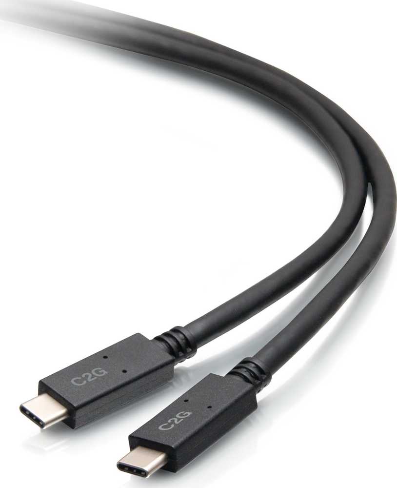 Kabelis USB C2G USB-C - USB-C 2 m Juodas (C2G28883)