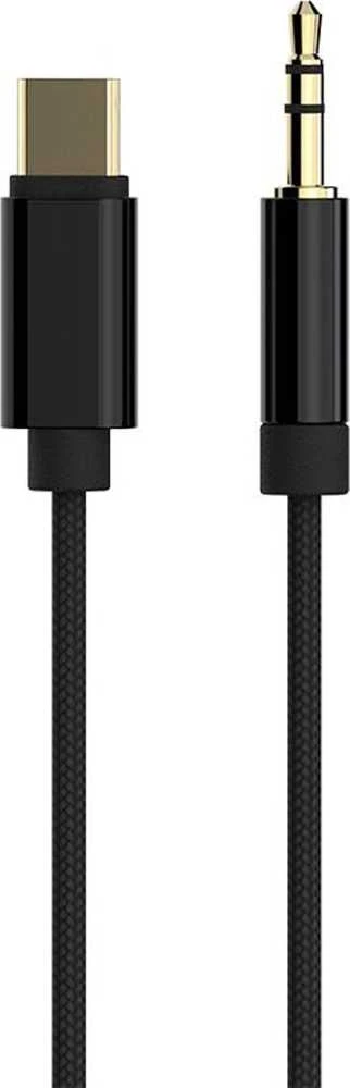USB-C į 3,5 mm AUX laidas su pintos tekstūros laidu
