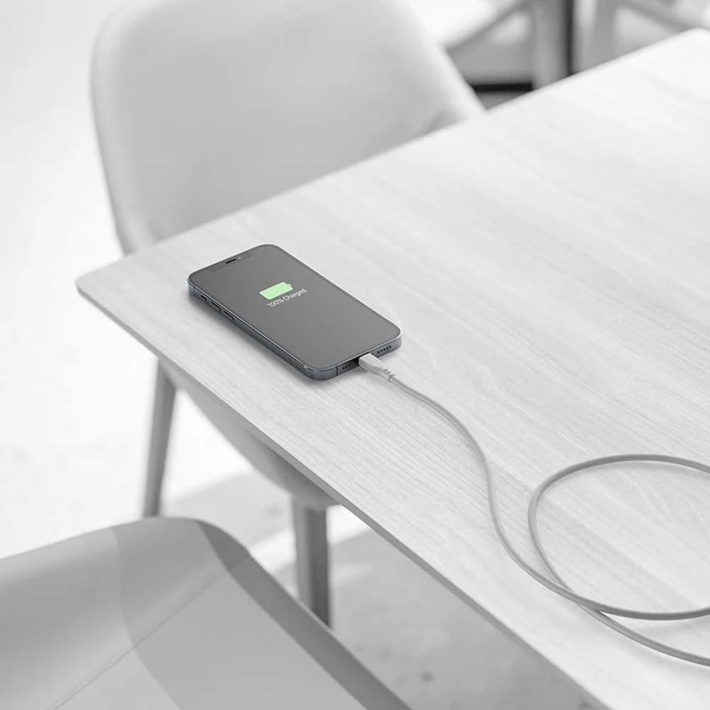„Cellular Line Cellularline Soft Cable“ – USB-A į „Lightning“ laidas, sertifikuotas MFi, 1,2 m, pilkas