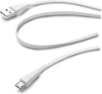 Cellular Line MICROUSB - USB DATA CABLE COL.Baltas