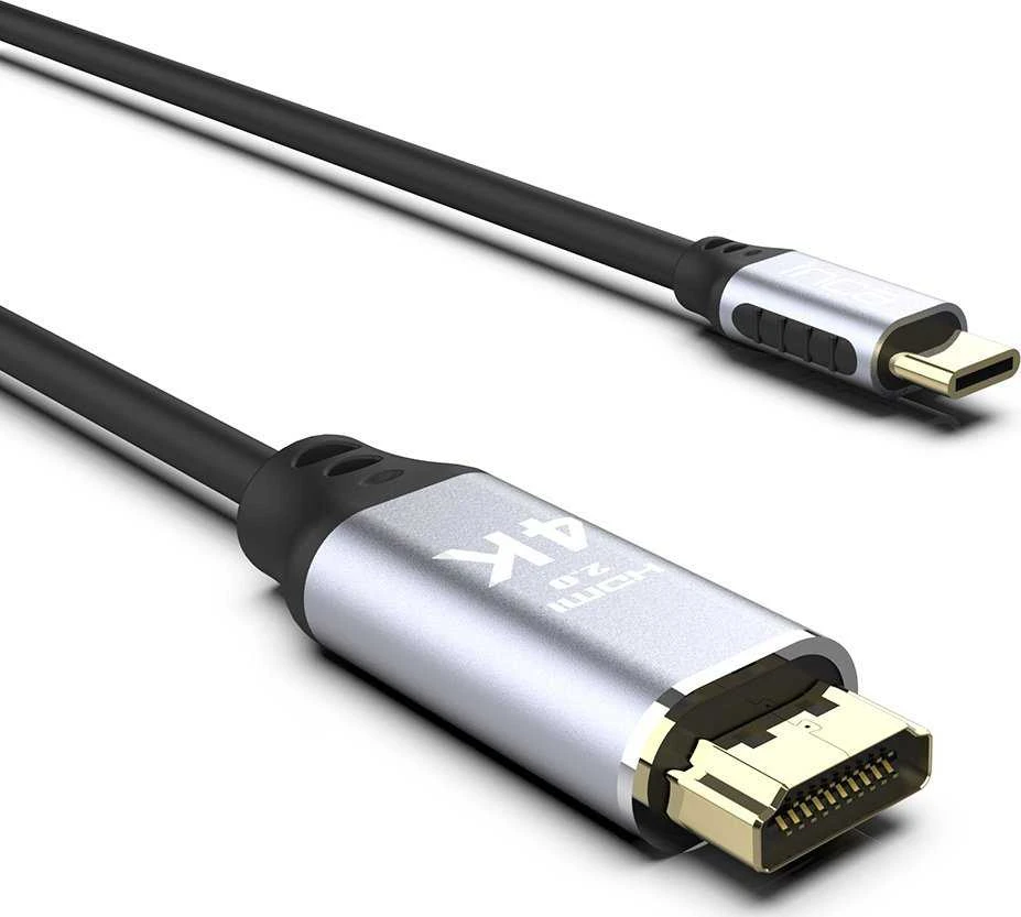 Nezatříděno USB kabelis Cian Technology USB-C - HDMI 2 m Juodas (ITCH-02TX)