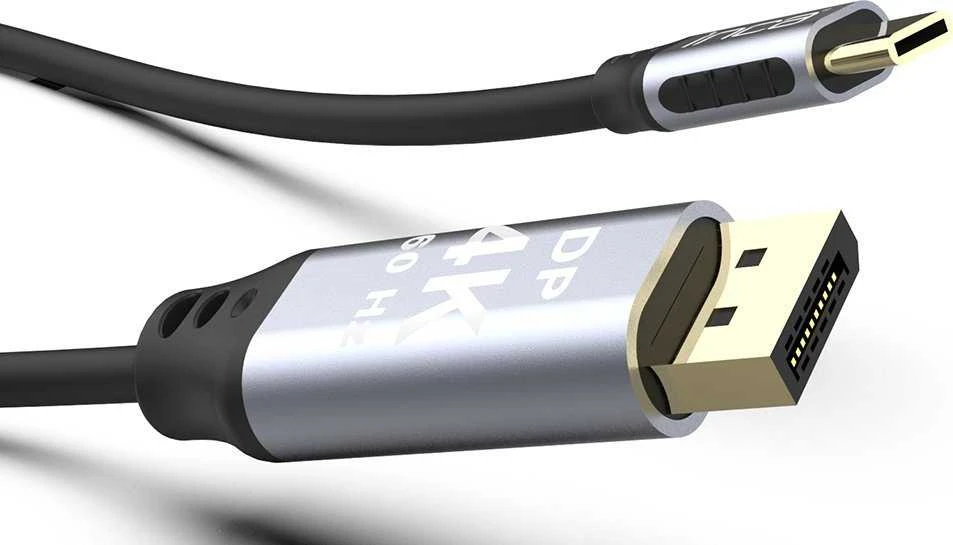 Nezatříděno Kabelis USB Cian Technology USB-C - DisplayPort 2 m Juodas (ITCD-02TX)