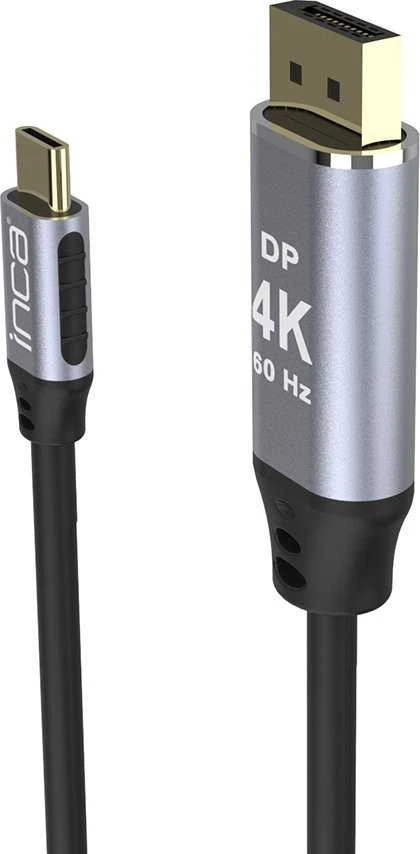 Nezatříděno Kabelis USB Cian Technology USB-C - DisplayPort 2 m Juodas (ITCD-02TX)