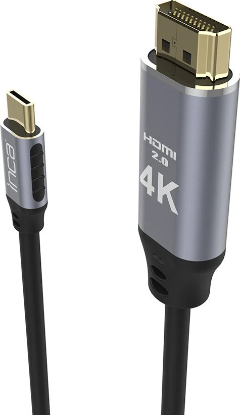 Inca USB kabelis Cian Technology USB-C - HDMI 2 m Juodas (ITCH-02TX)