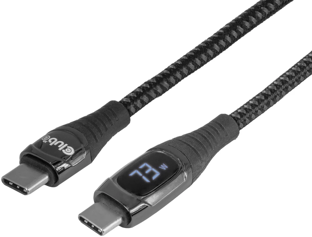 Kabelis USB Club 3D CLUB3D kabelis USB 2 m USB C 0 Gbit/s 240 W Juodas (CAC-2508)