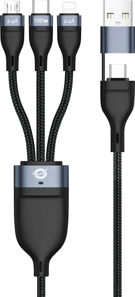 Conceptronic ETTA06B15 3 viename USB PD 100W 1.5M