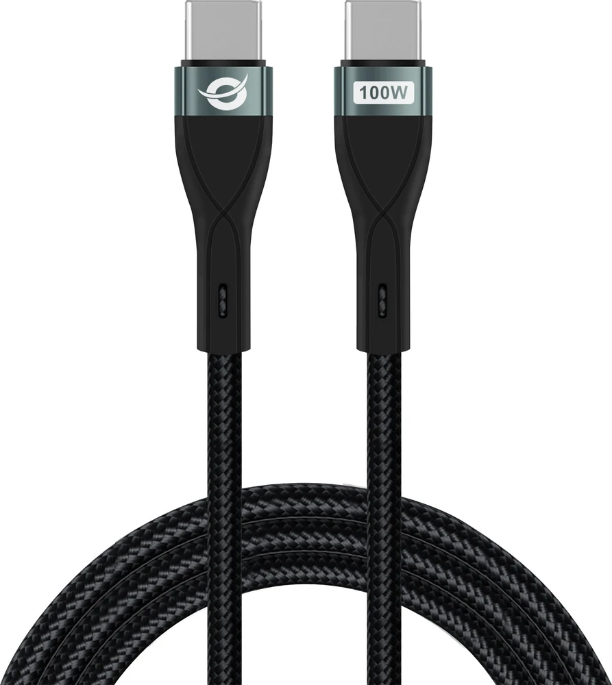 Kabelis USB Conceptronic USB-C - USB-C 2 m Juodas (ETTA01B20)