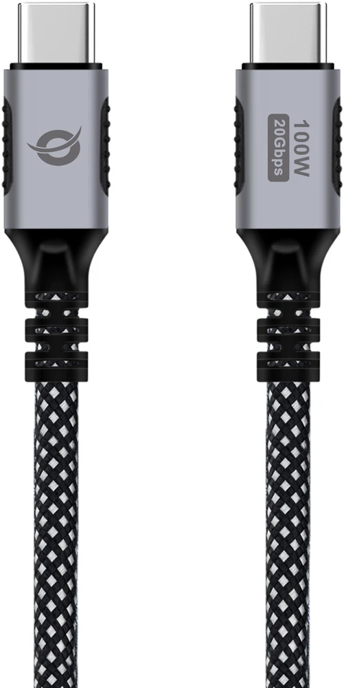 Kabelis USB Conceptronic USB-C - USB-C 2 m Juodas (ETTA07B20)