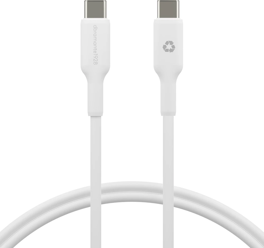 Kabelis USB dbramante CB10CCWH4356 kabelis USB 1 m USB C Baltas