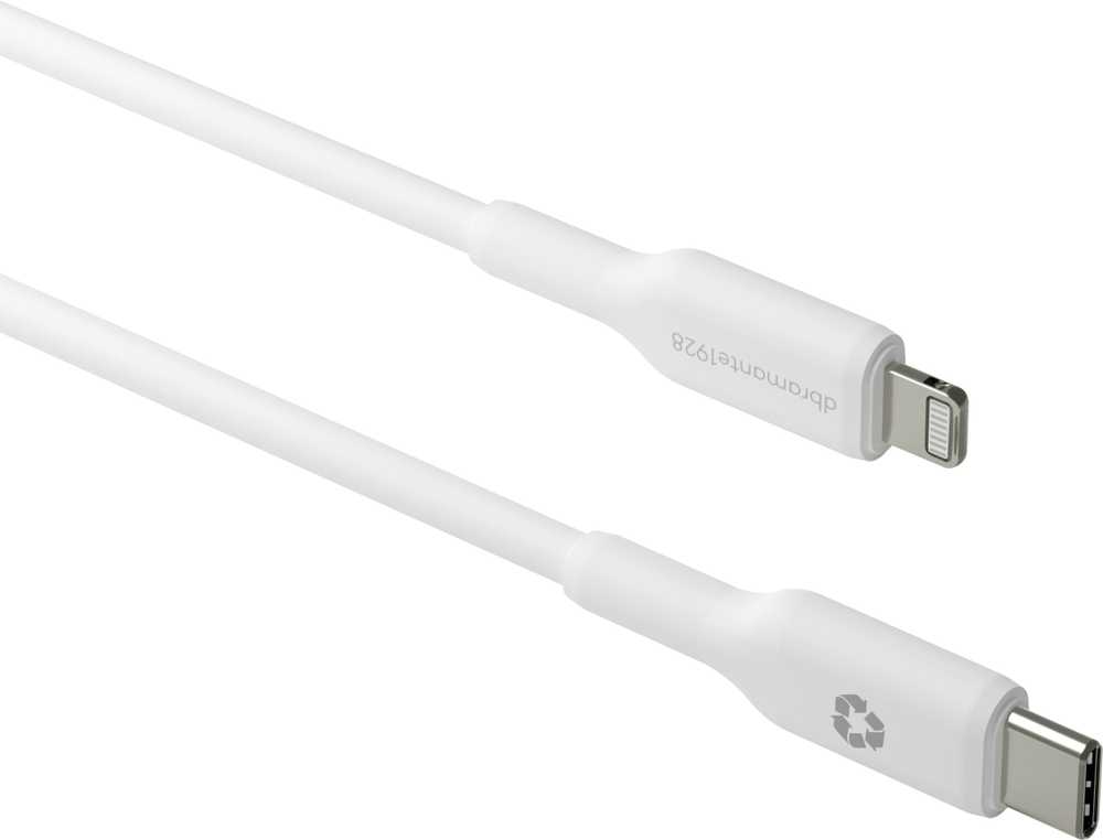Kabelis USB dbramante re-charge USB-C do Lightning 1m Baltas (CB10CLWH7145)