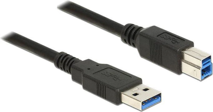 DELOCK Cable USB 3.0 Type-A male > USB 3.0 Type-B male 1,0 m juodas