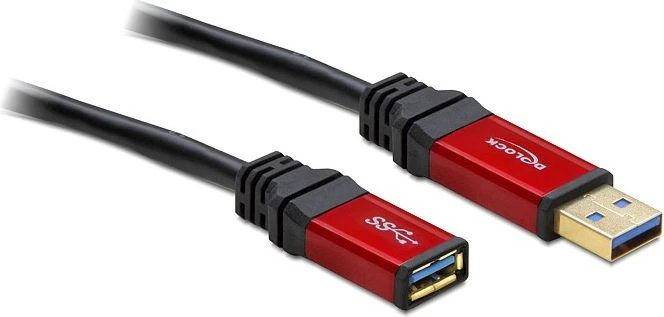 „Delock“ ilgintuvas USB 3.0 tipo A kištukas > USB 3.0 A tipo lizdas 3 m