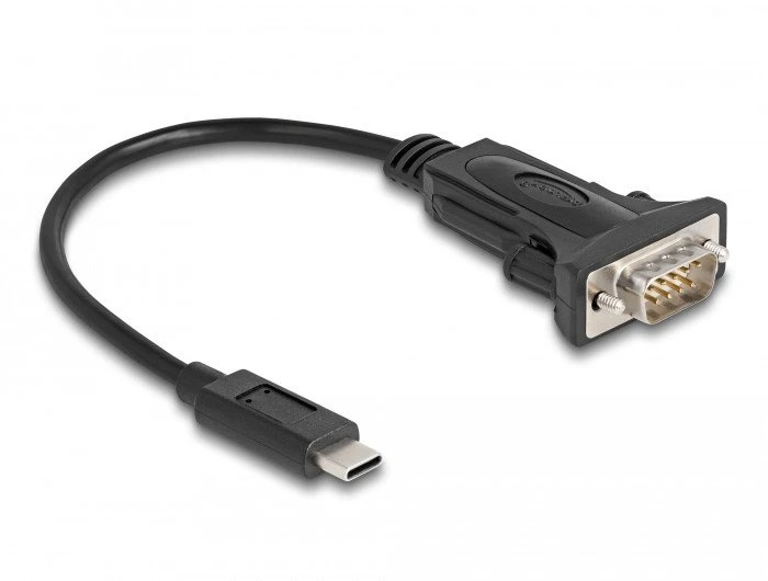 DELOCK adapteris USB Type-C > 1 x serijinis RS-232 D-Sub 9 kontaktų
